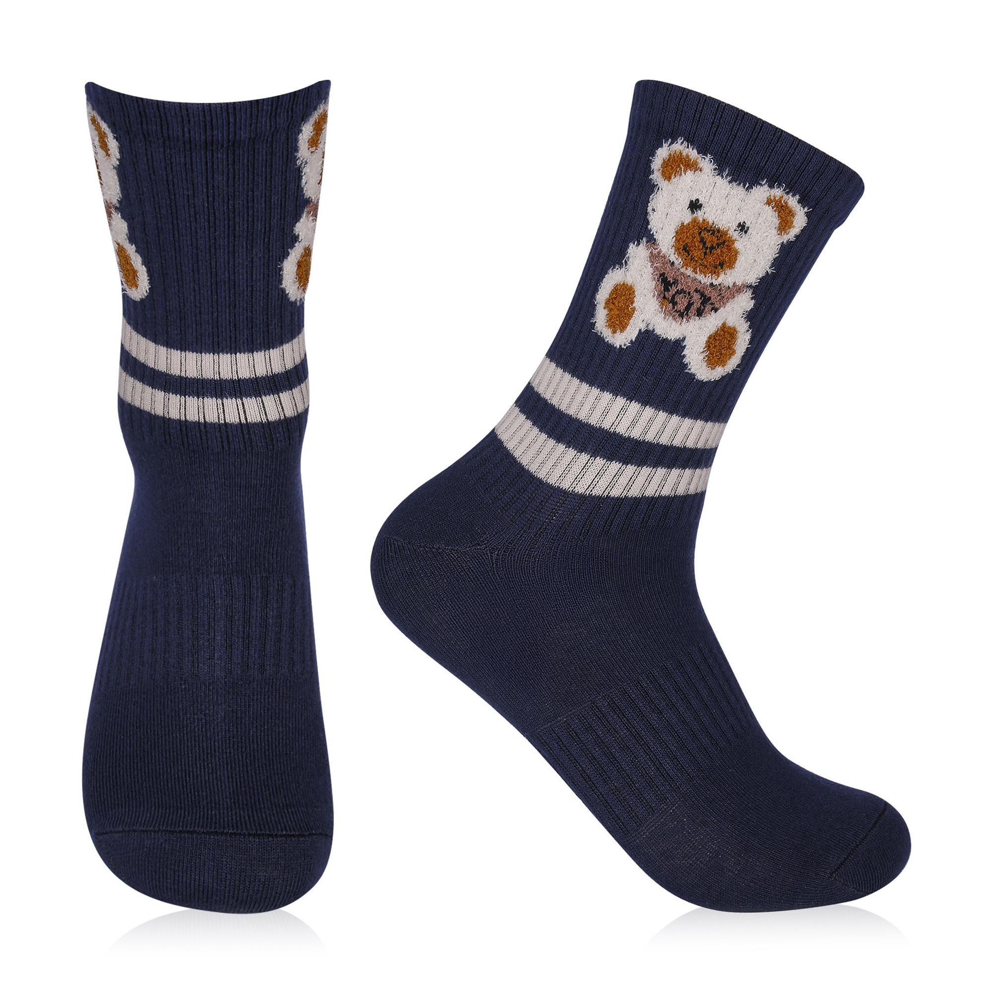 

Жіночі шкарпетки AmiGA високі, спорт ведмідь, розмір 23-25