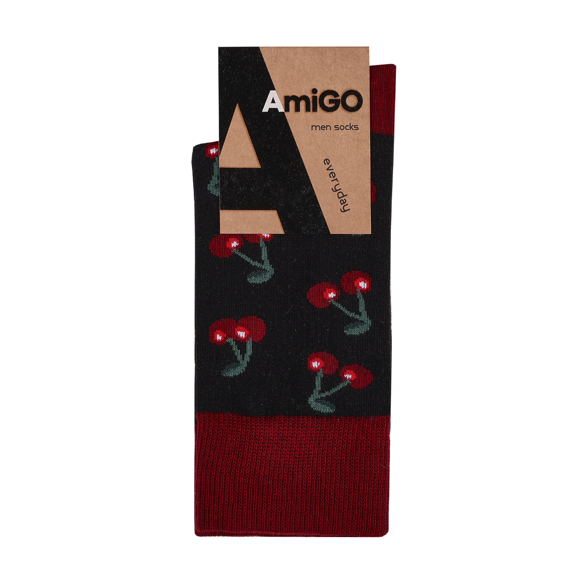 

Шкарпетки чоловічі AmiGO Вишня, розмір 29