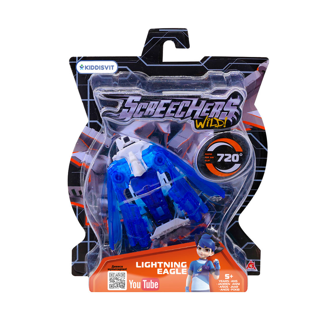 

Дитяча машинка-трансформер Screechers Wild! S4 L0 Лайтнінг Ігл, від 5 років (EU685003)