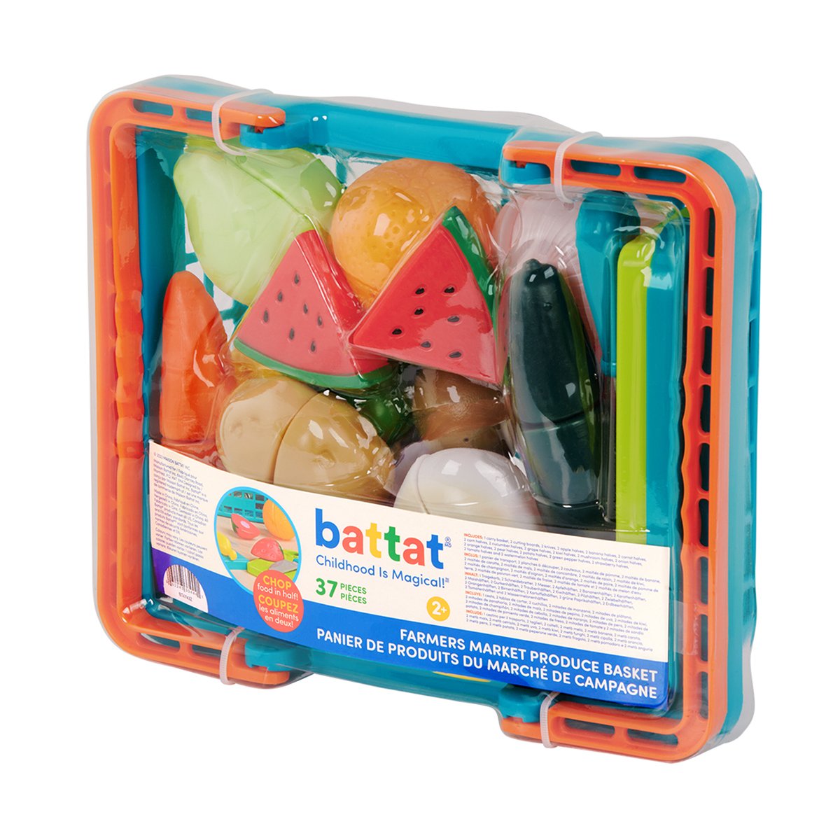 

Дитячий ігровий набір Battat Овочі-Фрукти, на липучках, від 2 років (BT4743Z)