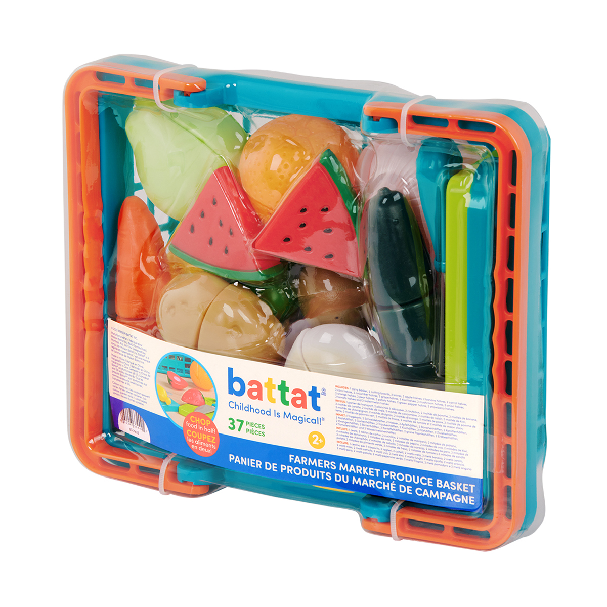 

Дитячий ігровий набір Battat Овочі-Фрукти, на липучках, від 2 років (BT4743Z)