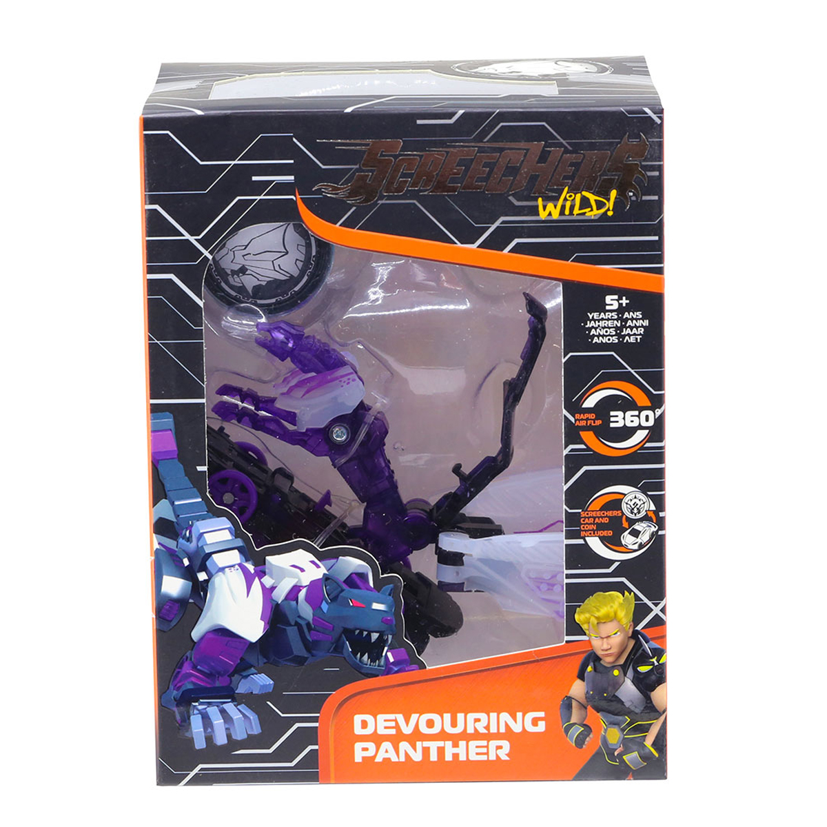 

Дитяча машинка-трансформер Screechers Wild! S4 L1 Девоурінг Пенсер, від 5 років (EU685103)