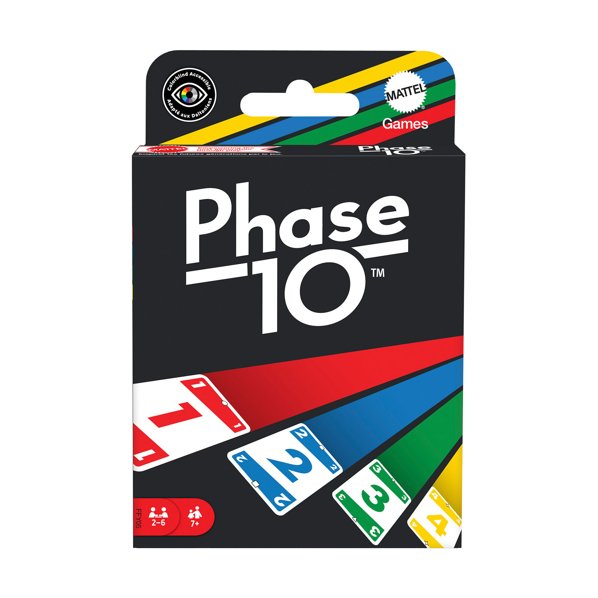 

Карткова гра Mattel Games Фаза 10, від 7 років, 108 шт (FFY05)