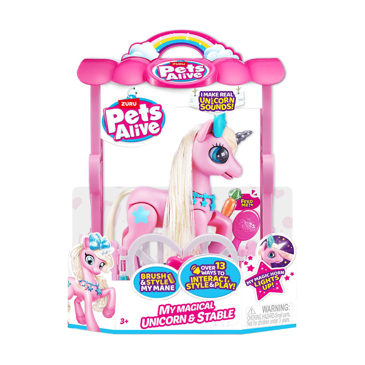 

Інтерактивний ігровий набір Pets & Robo Alive Чарівний єдиноріг у будиночку, від 3 років (9545)