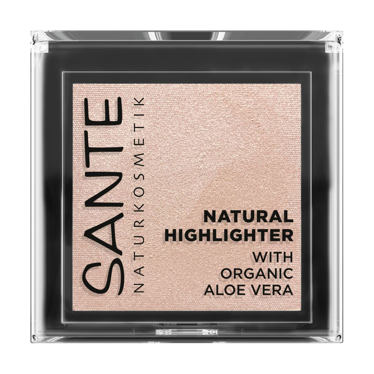 

Біохайлайтер для обличчя Sante Naturkosmetik With Organic Aloe Vera Natural Highlighter 02 Glowy Rose, 7 г