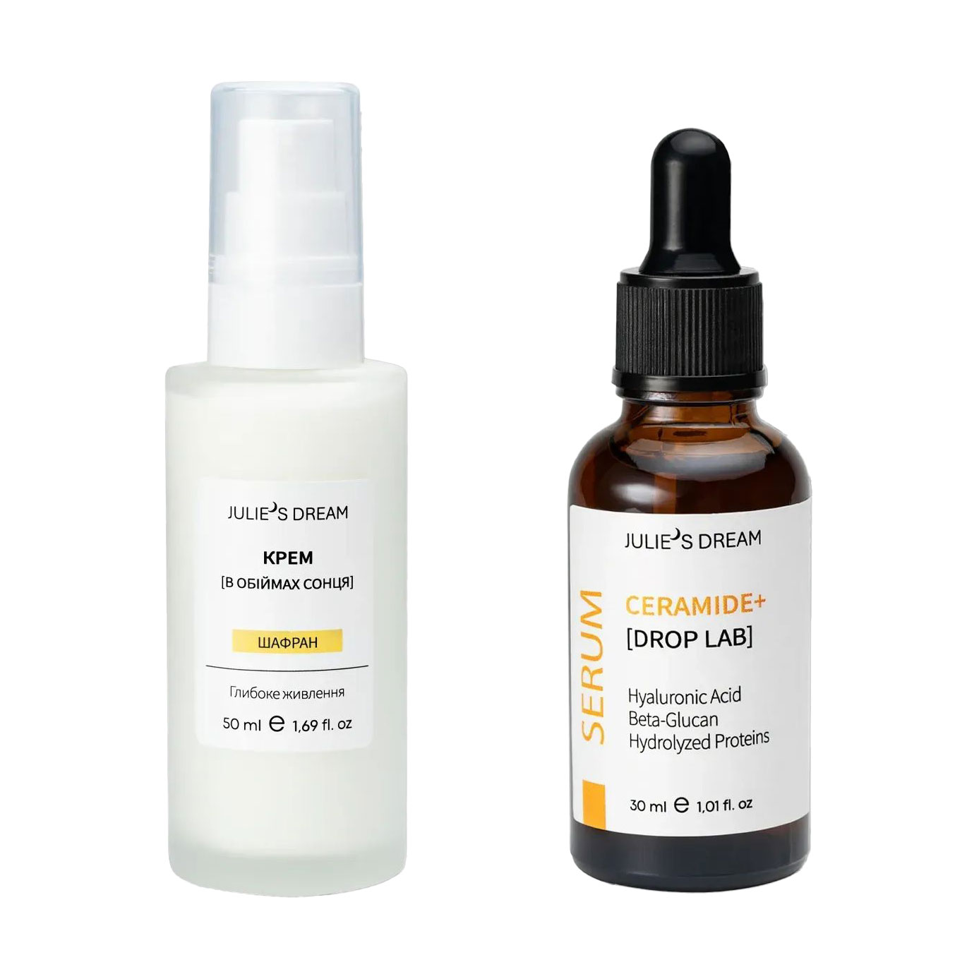 

Набір для обличчя Julie's DreamNourish Duo (крем, 50 мл + сироватка, 30 мл)