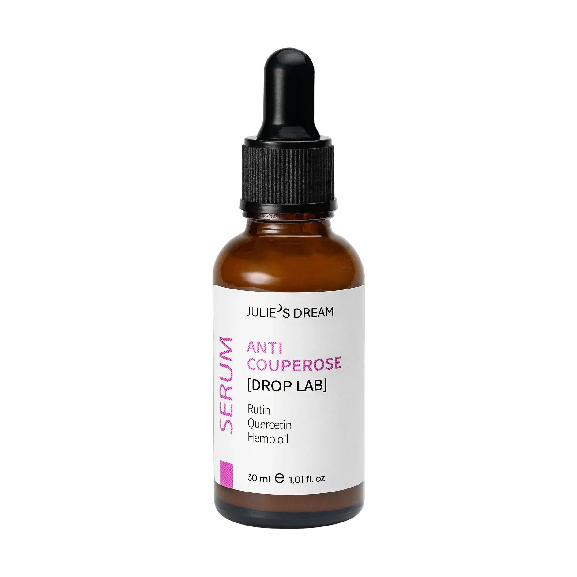 

Сироватка для обличчя Julie's Dream Drop Lab Anti-Couperose Serum Зміцнення та заспокоєння, 30 мл