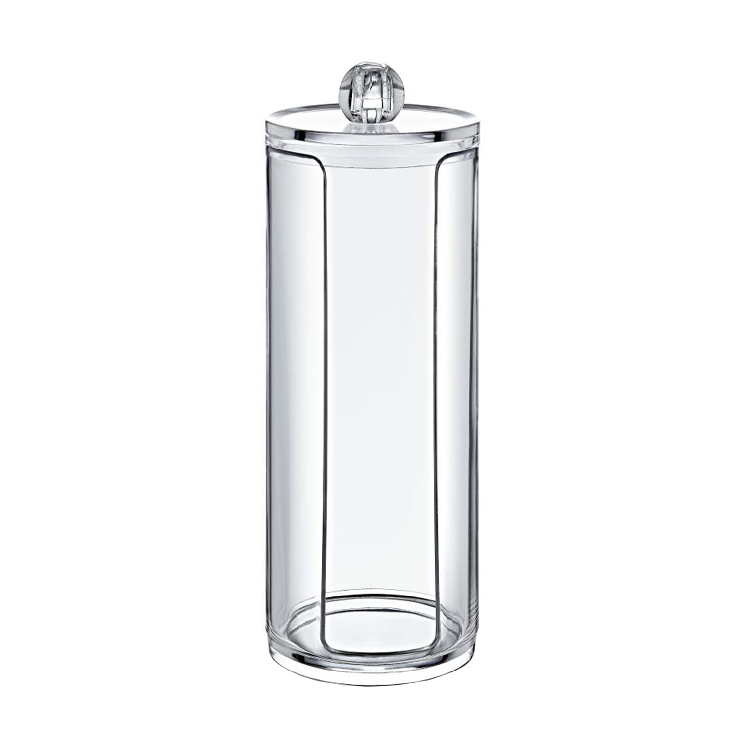 

Циліндр для ватних дисків Boxup великий, прозорий, 6*17 см (FT-003)