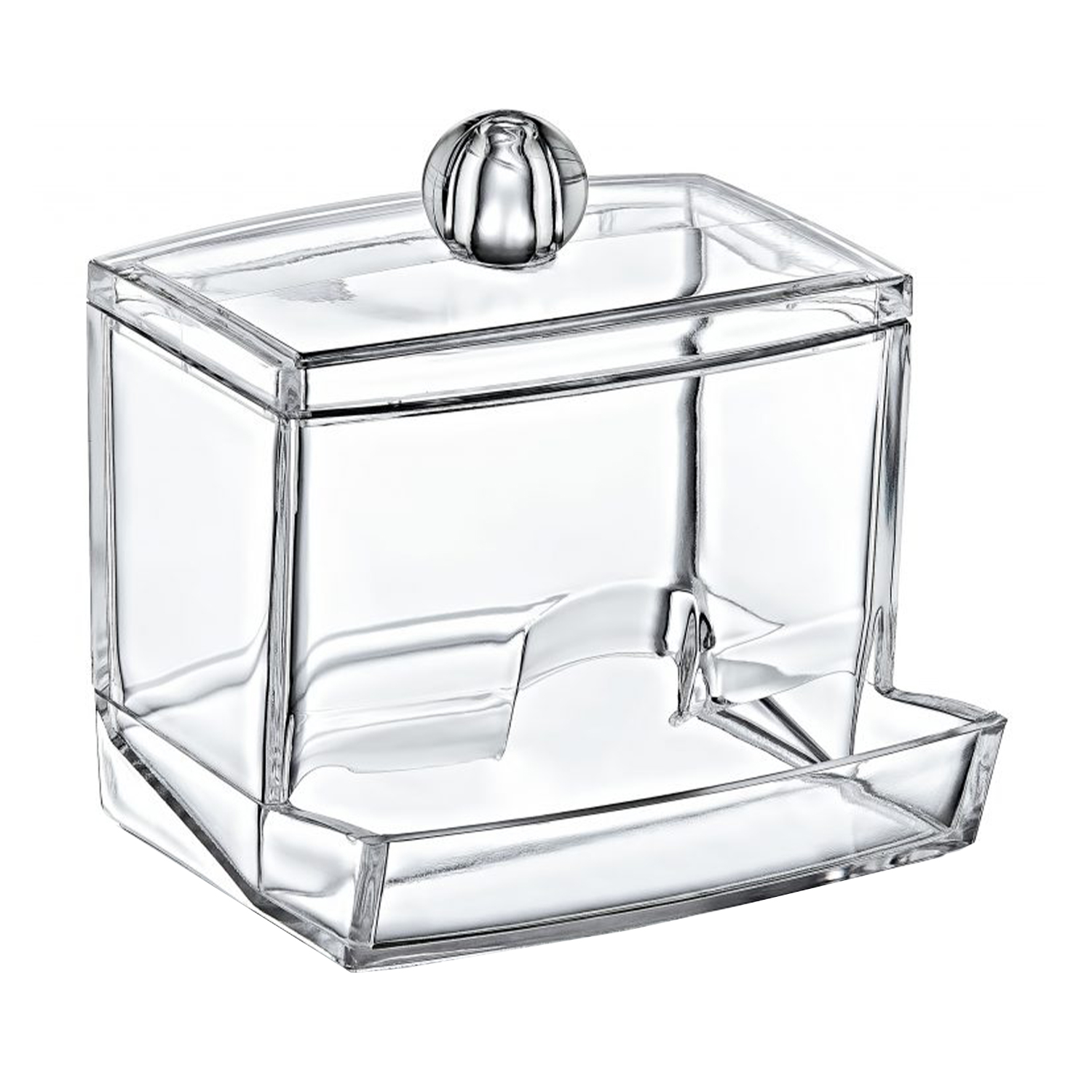 

Контейнер для ватних паличок Boxup прозорий, 8.8*10.5*6 см (FT-004)