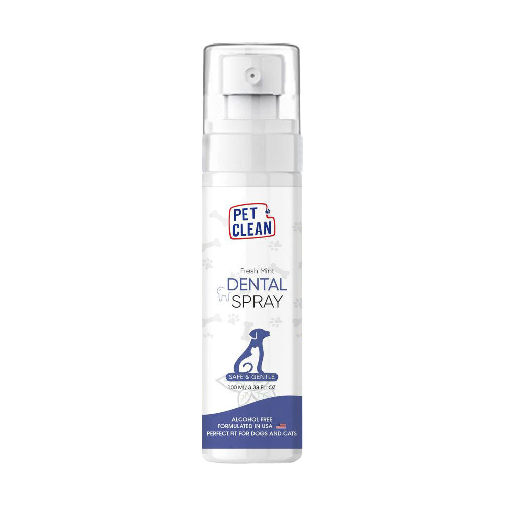 

Спрей для домашніх тварин Pet Clean Dental Spray Fresh Mint для гігієни порожнини рота і підтримки здоров'я зубів, 100 мл