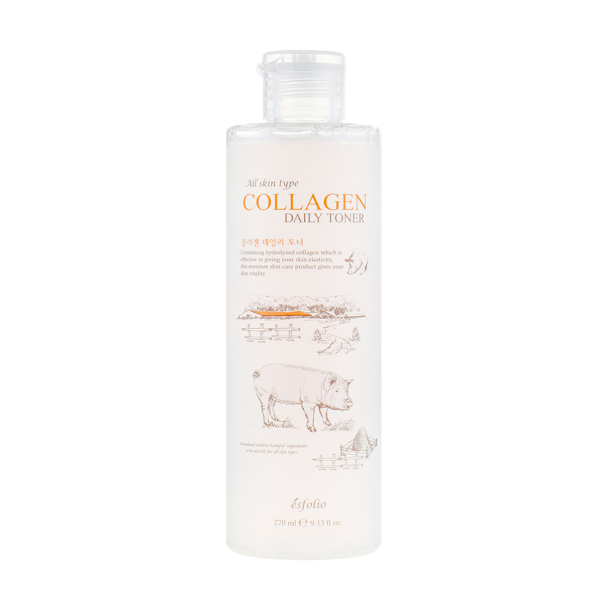 

Колагеновий тонер для обличчя Esfolio Collagen Daily Toner, 270 мл