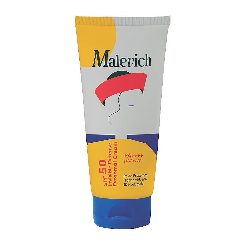 

Сонцезахисний крем для обличчя Malevich Invisible Defense Exosomal Cream SPF 50, 50 мл