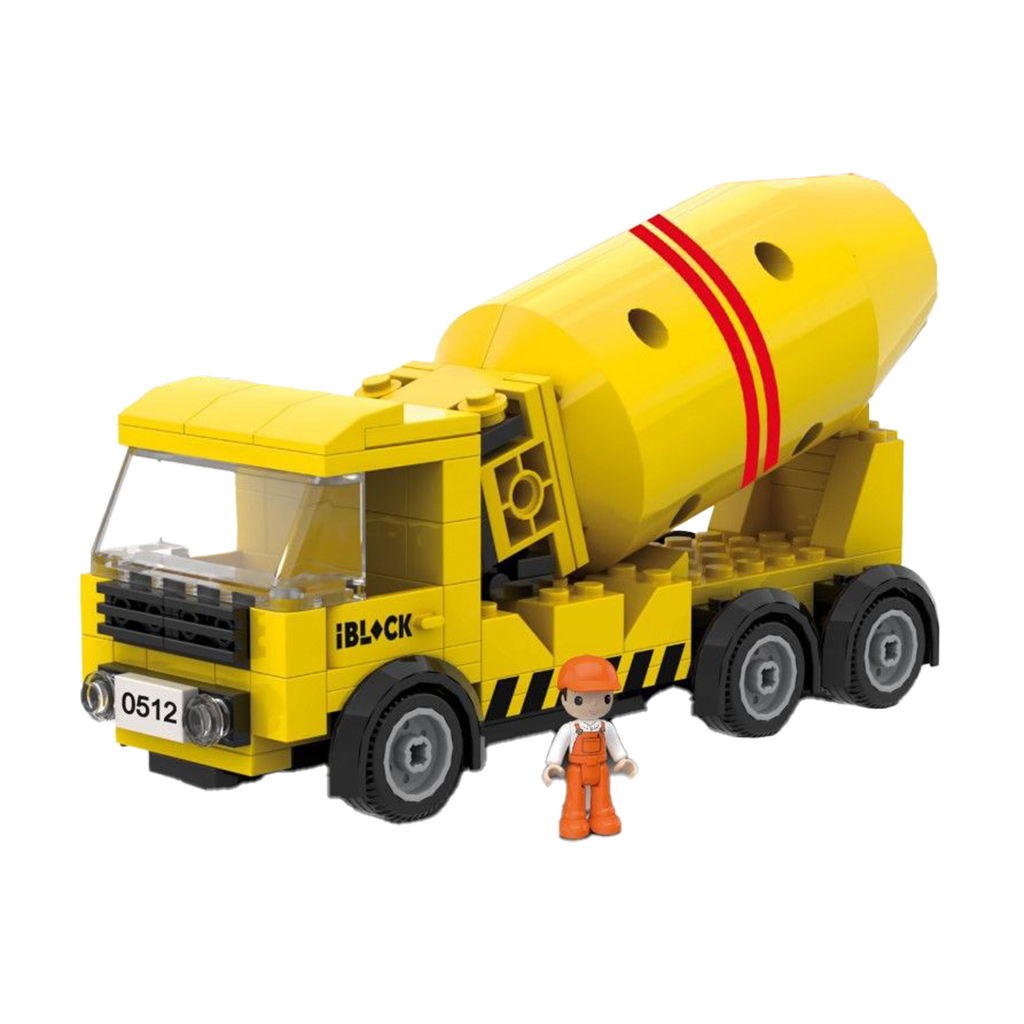 

Дитячий конструктор iBlock Junior Build & Create Бетонозмішувач, 145 елементів, від 5 років, 24*6*16 см (KH53/002/2)