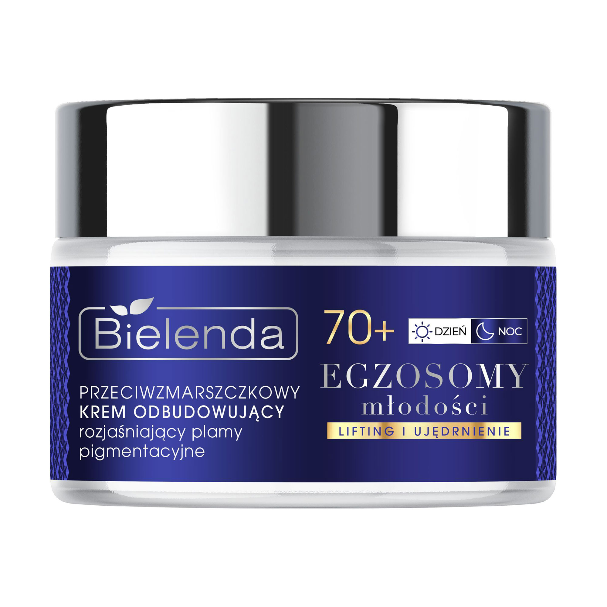 

Відновлювальний та освітлювальний крем для обличчя Bielenda Exosomes Of Youth проти зморщок, 70+, 50 мл