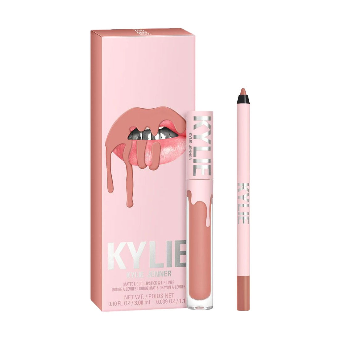 

Набір для макіяжу губ Kylie Cosmetics Matte Liquid Lipstick & Lip Liner 700 Bare