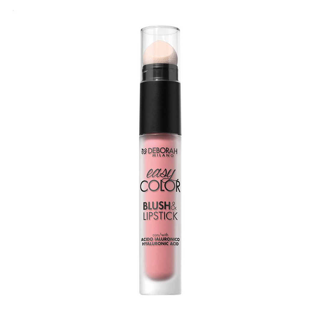 

Рідка помада для губ та рум'яна 2 в 1 Deborah Easy Color Blush & Lipstick 01 Pink Crush, 4 мл