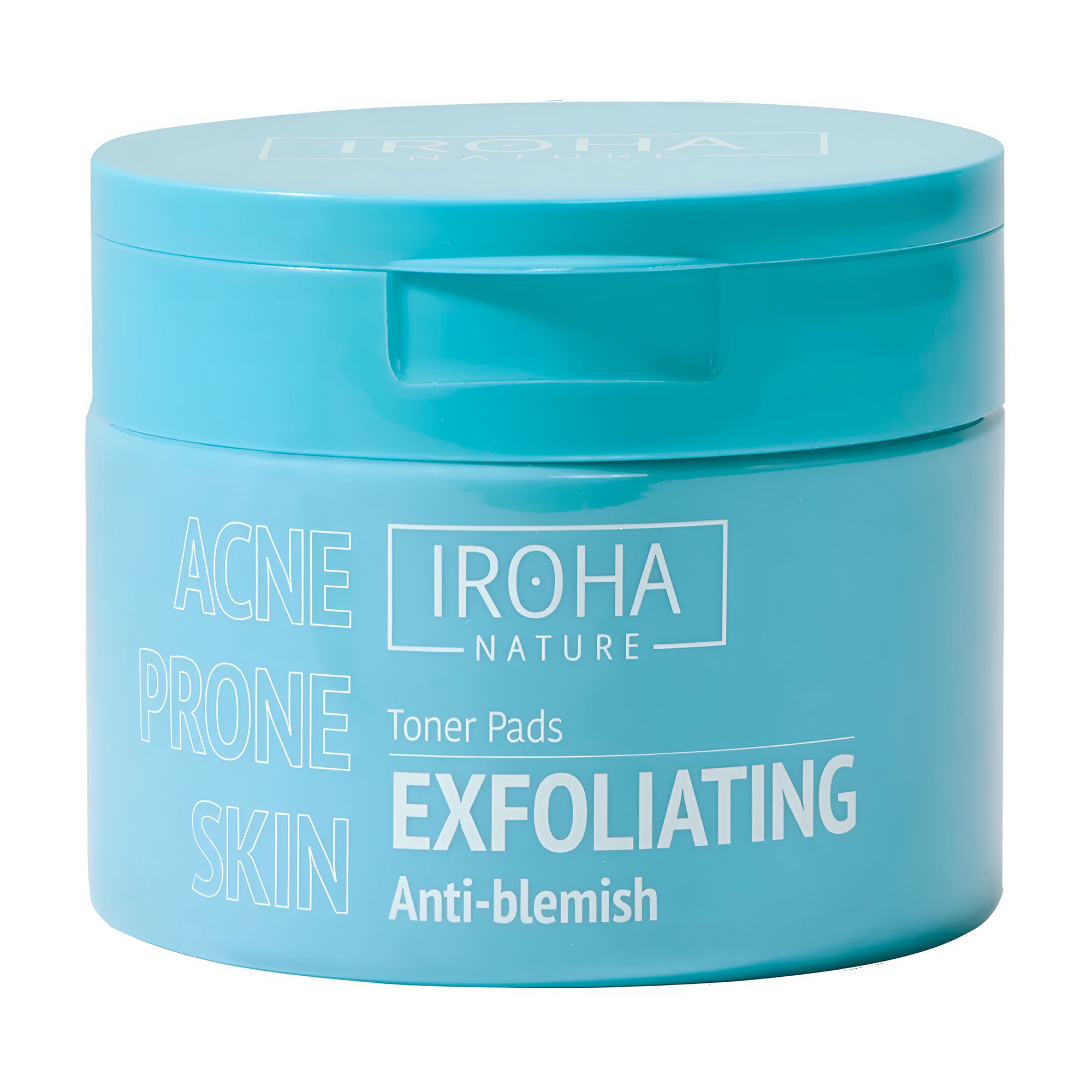 Уцінка! Тонер-пади для обличчя Iroha Nature Exfoliating Anti-Blemish Toner Pads для шкіри схильної до акне, 50 шт