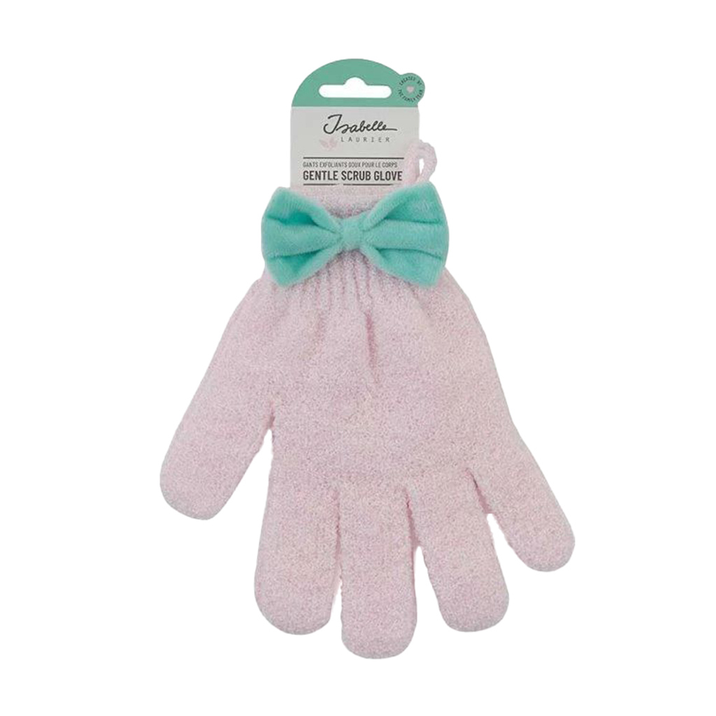 

Рукавички для скрабування Isabelle Laurier Gentle Scrub Gloves, Rose Pink, 2 шт