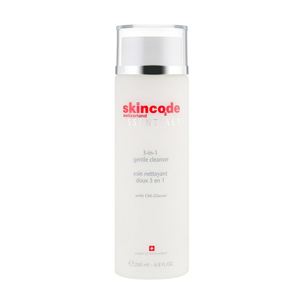

М'який очищувальний засіб для обличчя 3 в 1 Skincode Essentials 3-in-1 Gentle Cleanser, 200 мл