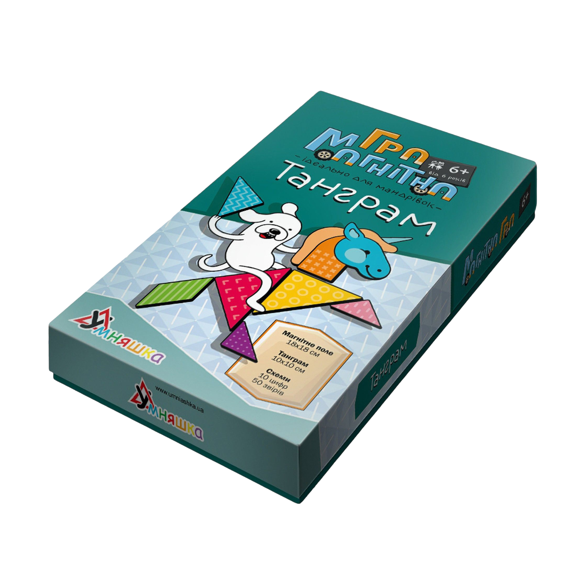 

Гра магнітна Умняшка Танграм, від 6 років (1487)