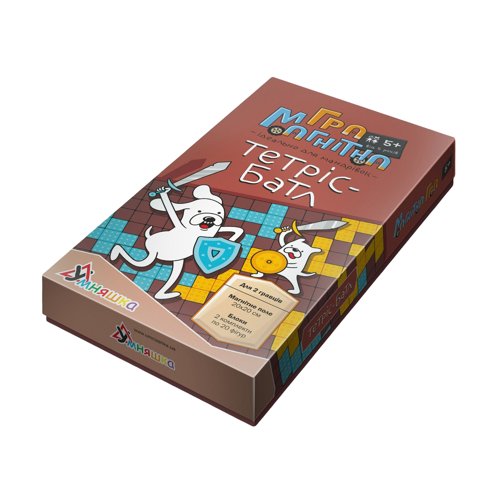 

Гра магнітна Умняшка Тетріс-батл, від 5 років (1418)