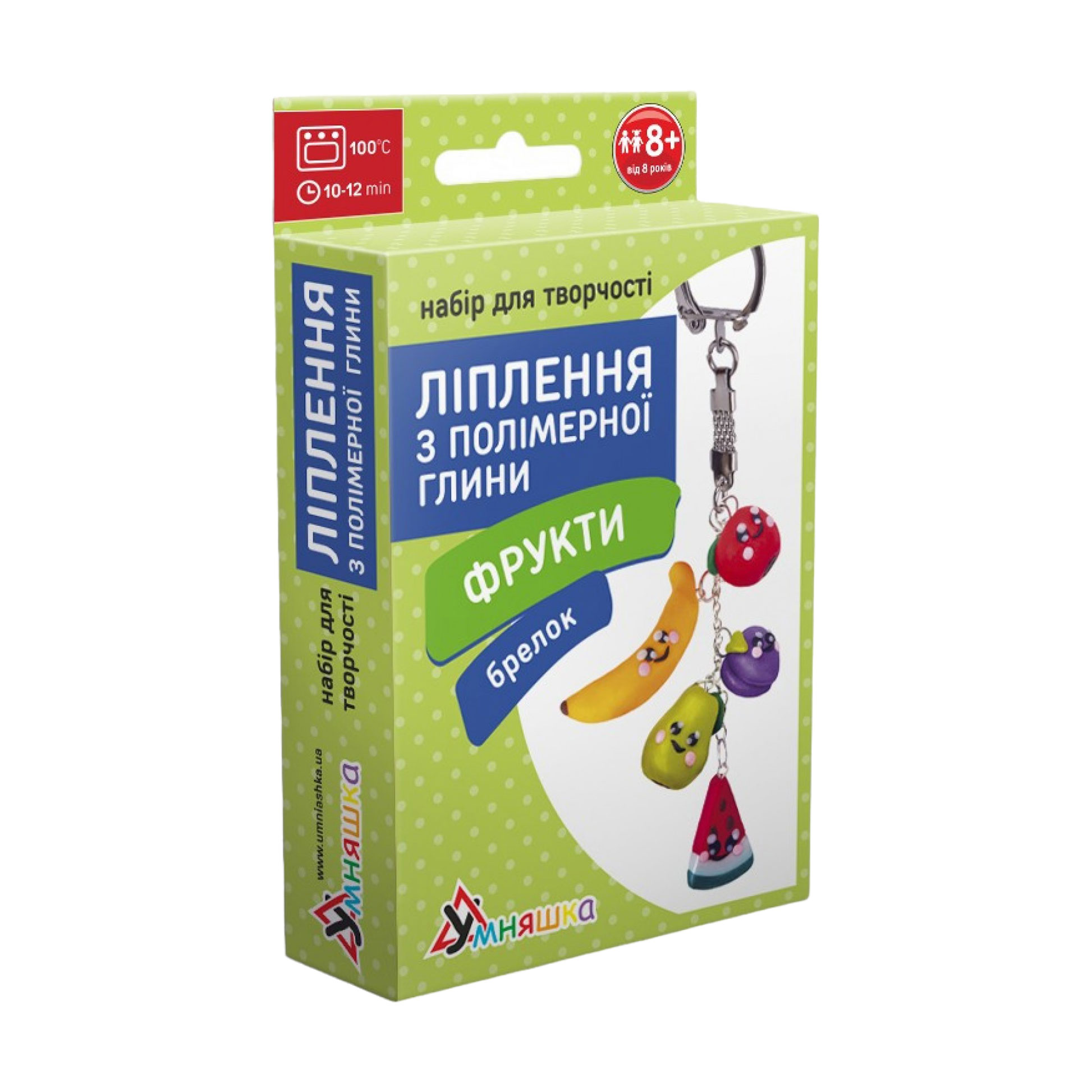 

Набір для ліплення з полімерної глини Умняшка Брелок Фрукти, від 8 років (ПГ-003)