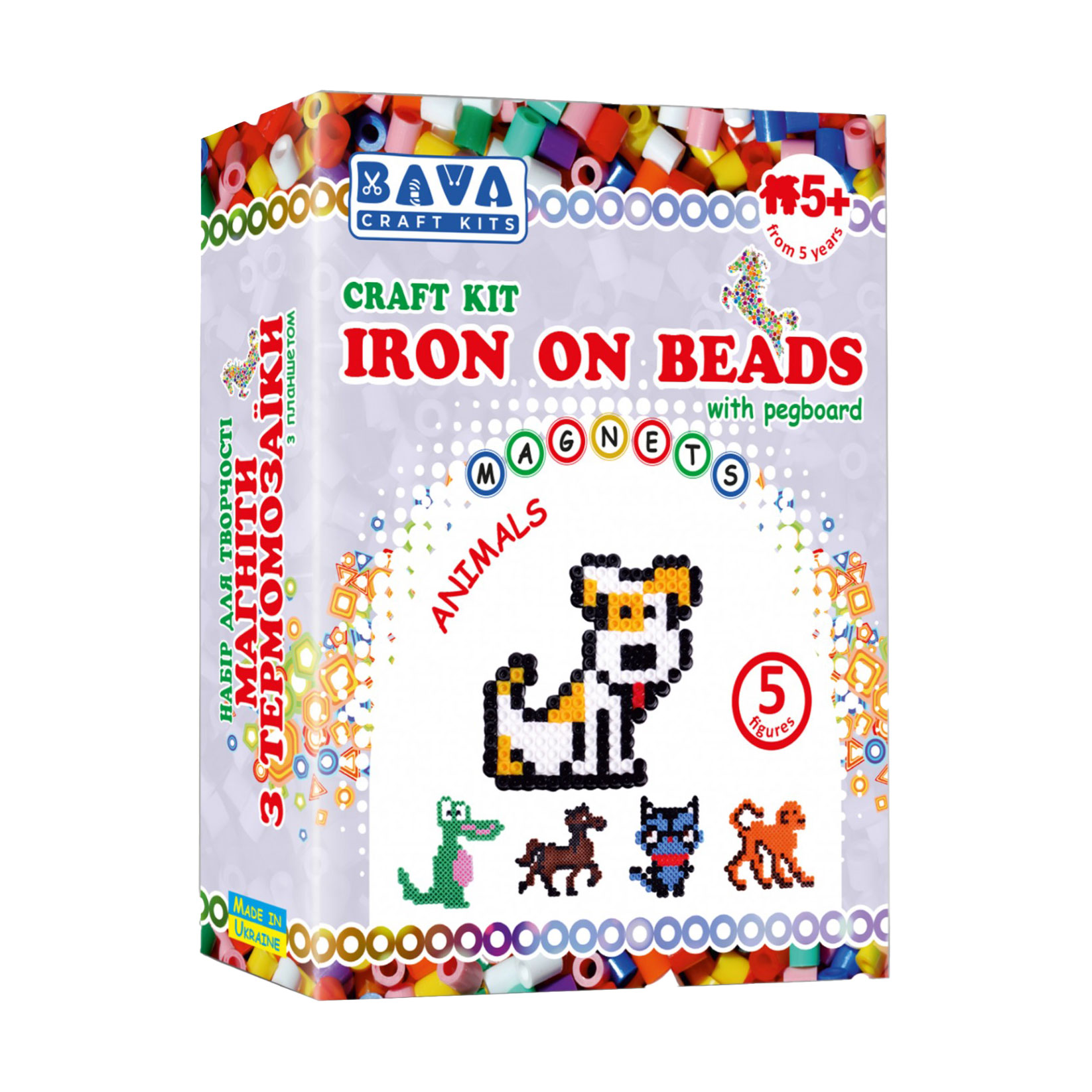 

Набір для творчості Умняшка Магніти з термомозаїки Тварини, від 5 років (ТМ-008)