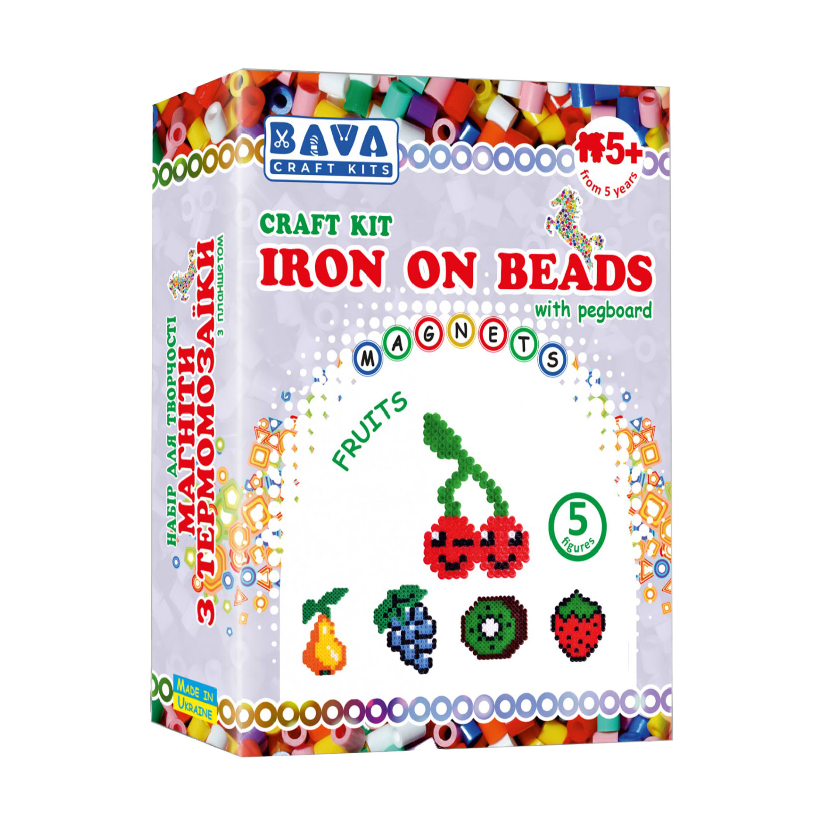 

Набір для творчості Умняшка Магніти з термомозаїки Фрукти, від 5 років (ТМ-010)