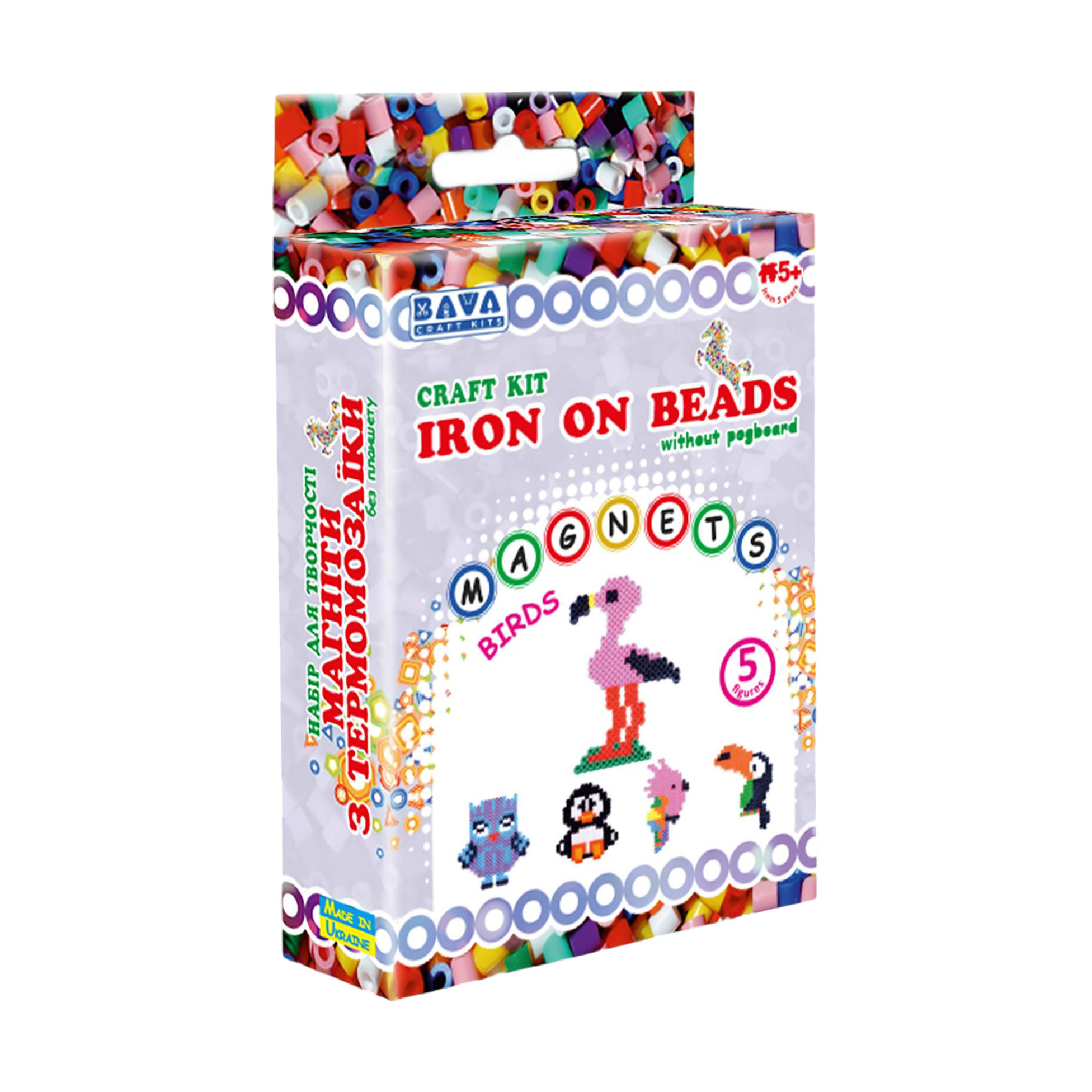 

Набір для творчості Умняшка Магніти з термомозаїки без планшета Птахи, від 5 років (ТМ-015)