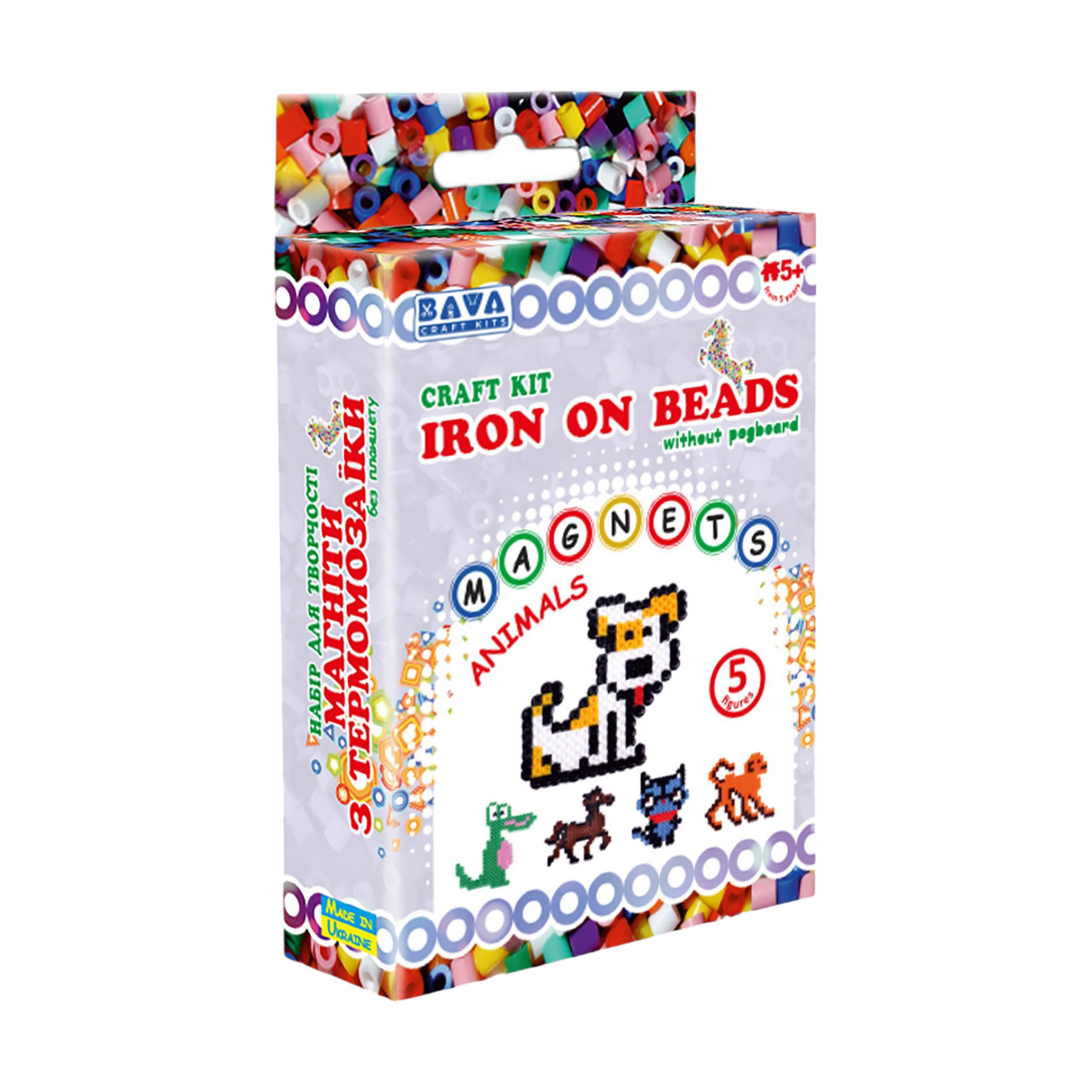 

Набір для творчості Умняшка Магніти з термомозаїки без планшета Тварини, від 5 років (ТМ-018)