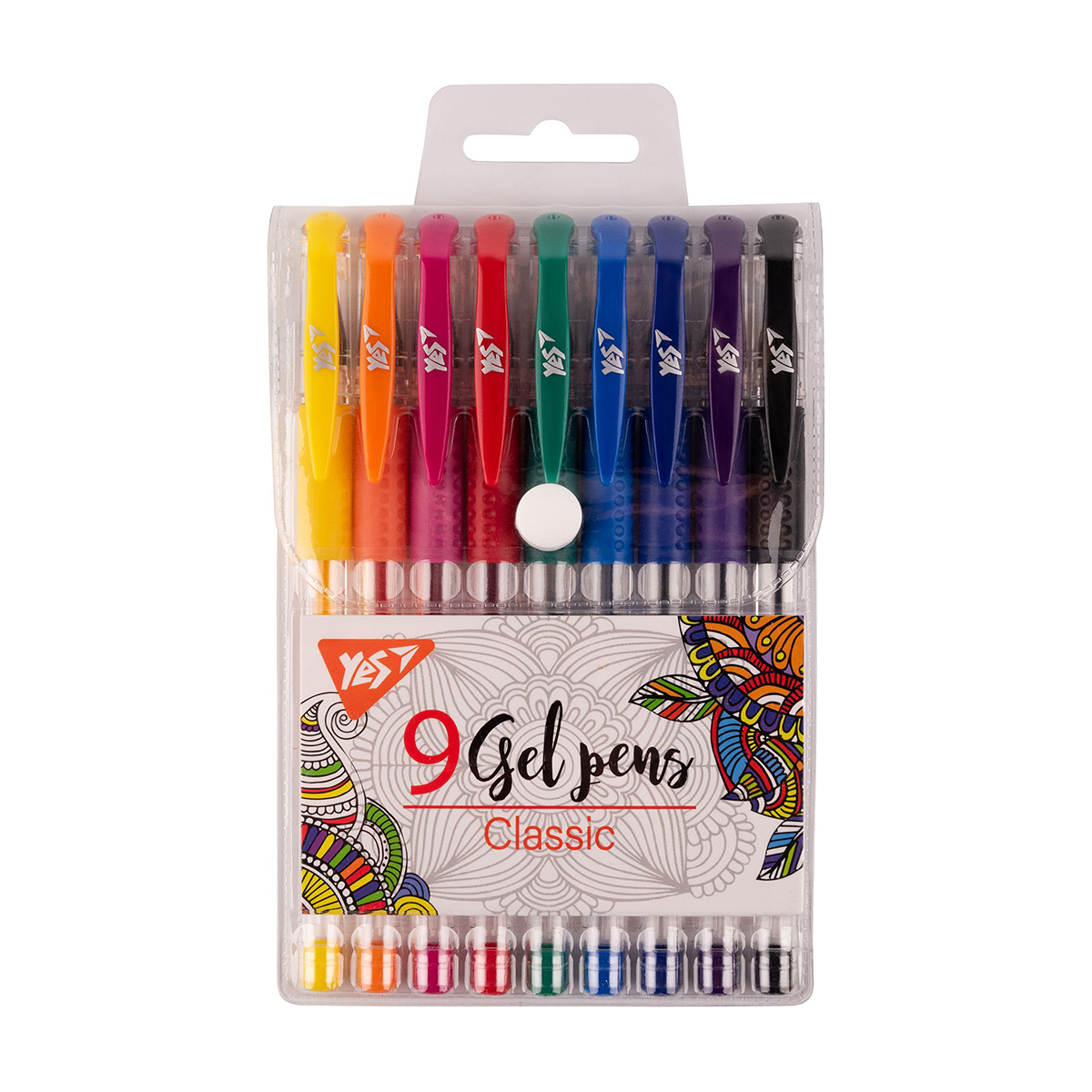 

Набір гелевих ручок YES Classic, 9 кольорів (420430)