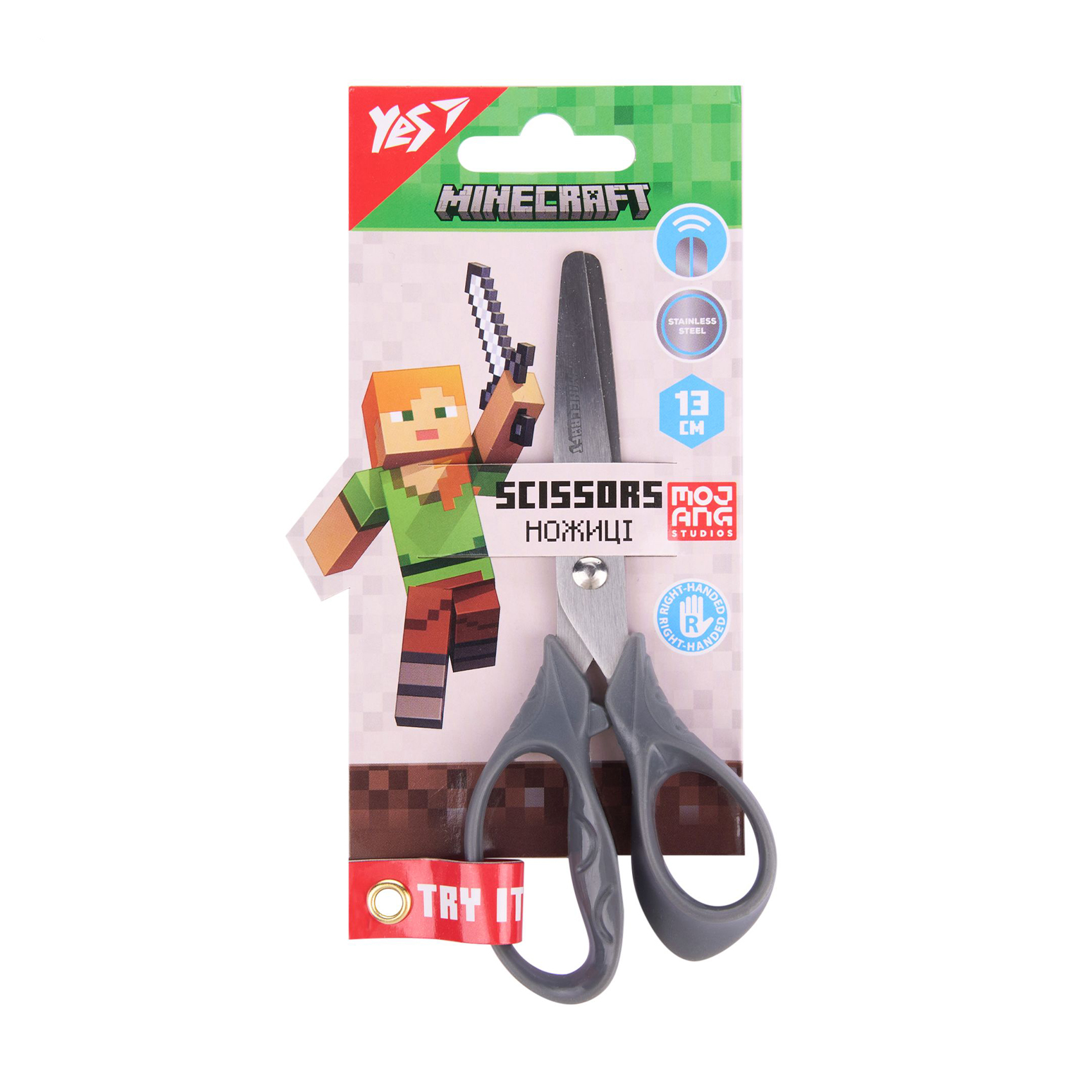 

Ножиці дитячі YES Minecraft, 13 см (480461)