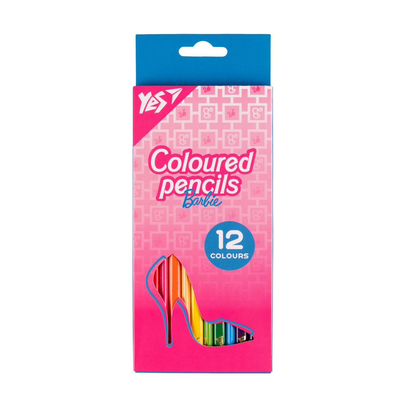 

Набір кольорових олівців YES Barbie рожевий, 12 кольорів (290719)
