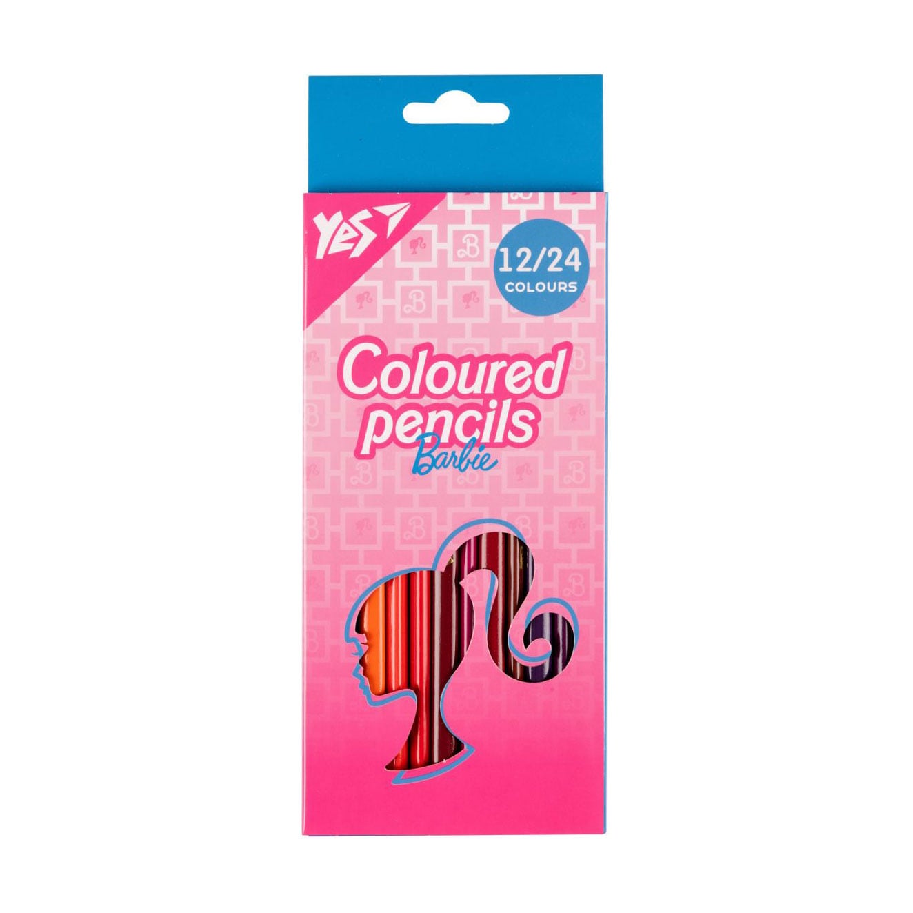 

Набір двосторонніх кольорових олівців YES Barbie рожевий, 24 кольори, 12 шт (290747)