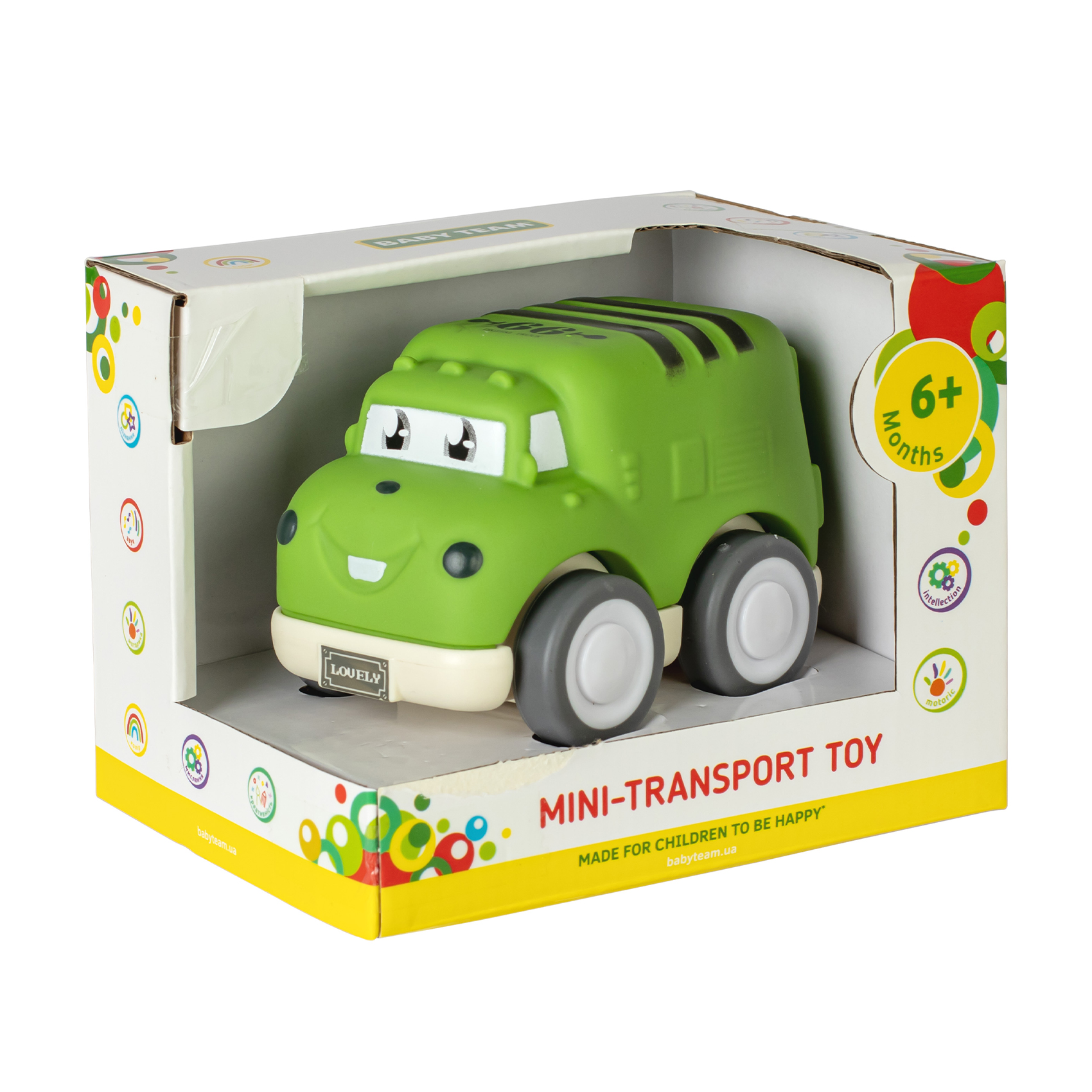 

Іграшка Baby Team Міні-транспорт Машинка, від 6 місяців, зелена (8604)