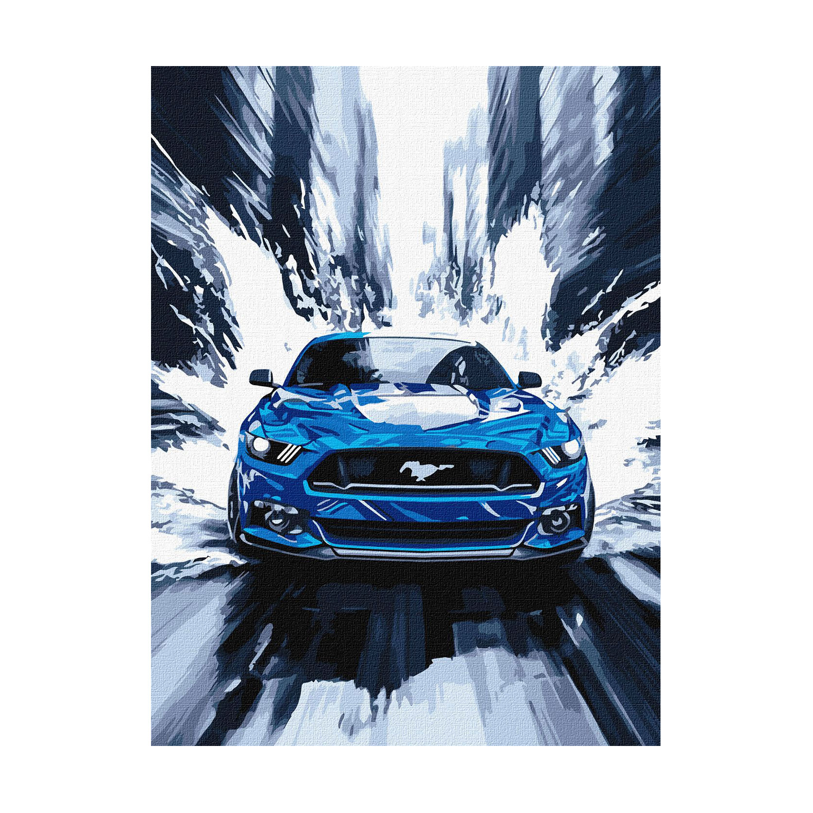 

Картина за номерами Ideyka Синій мустанг, 30*40 см (KHO5159)