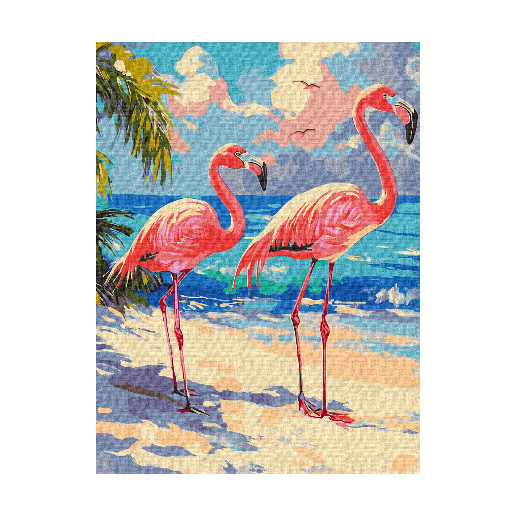 

Картина за номерами Ideyka Рожеві фламінго, 30*40 см (KHO6775)