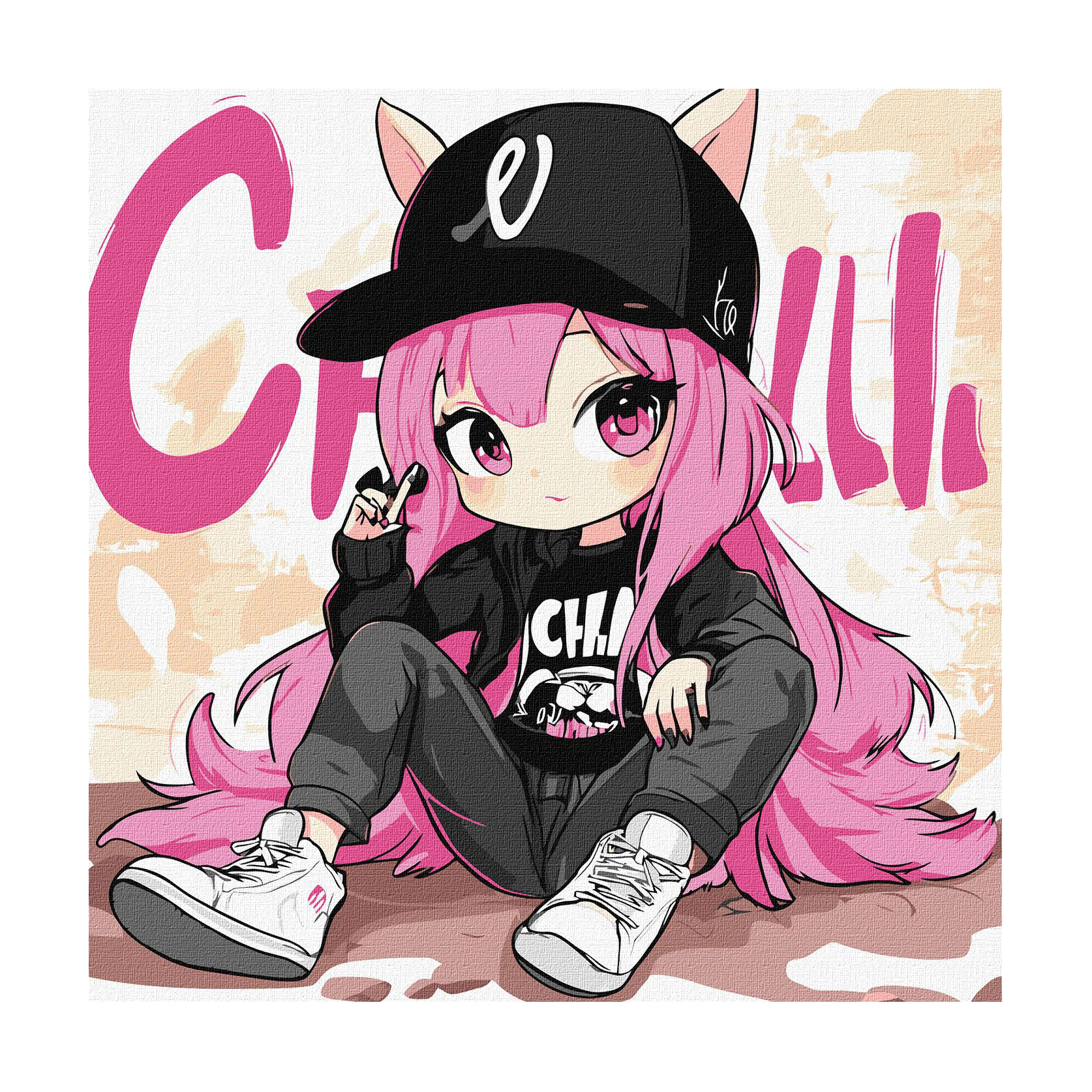 

Картина за номерами Ideyka У стилі аніме, 40*40 см (KHO8623)