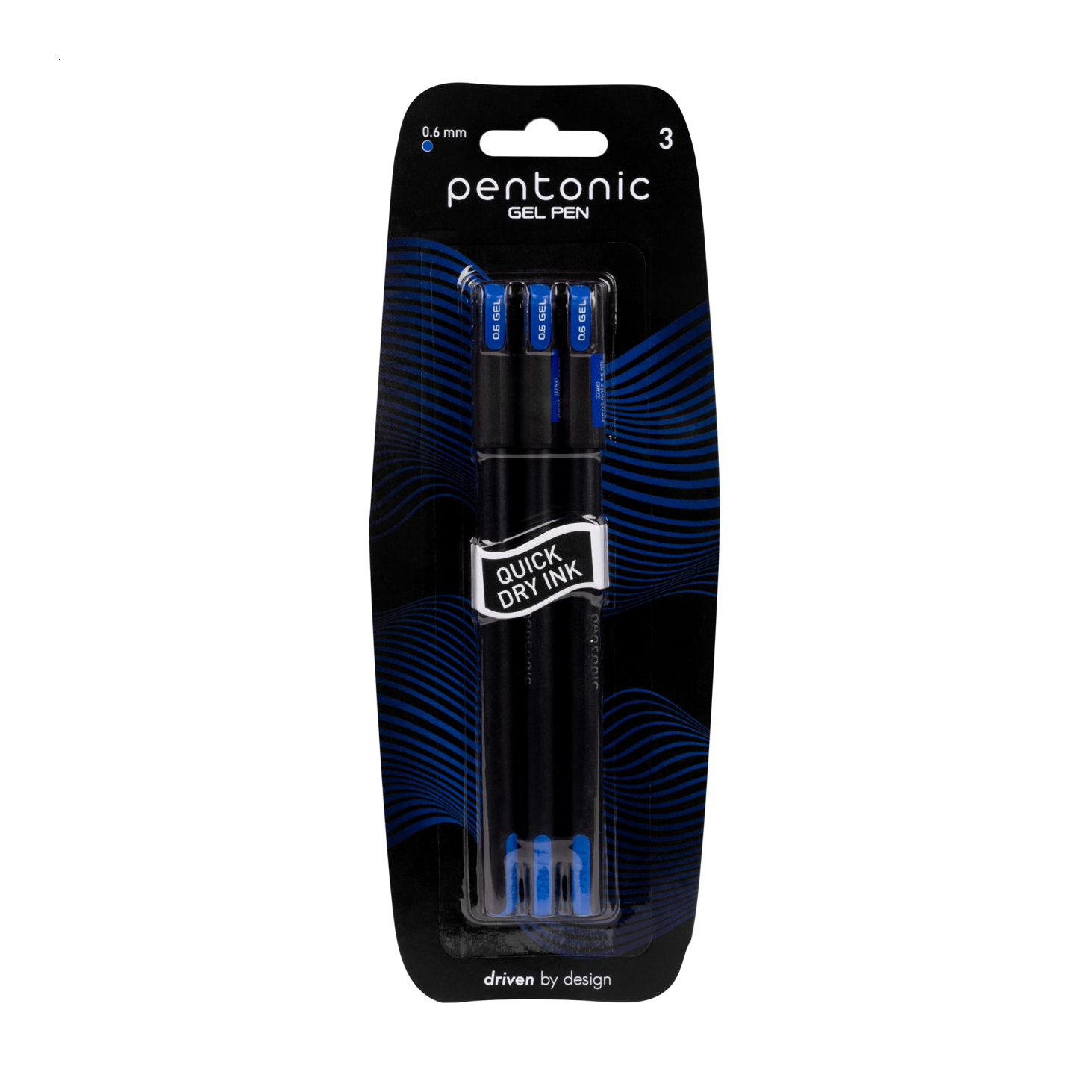 

Набір гелевих ручок LINC Pentonic, синій, 0.6 мм, 3 шт (420413)