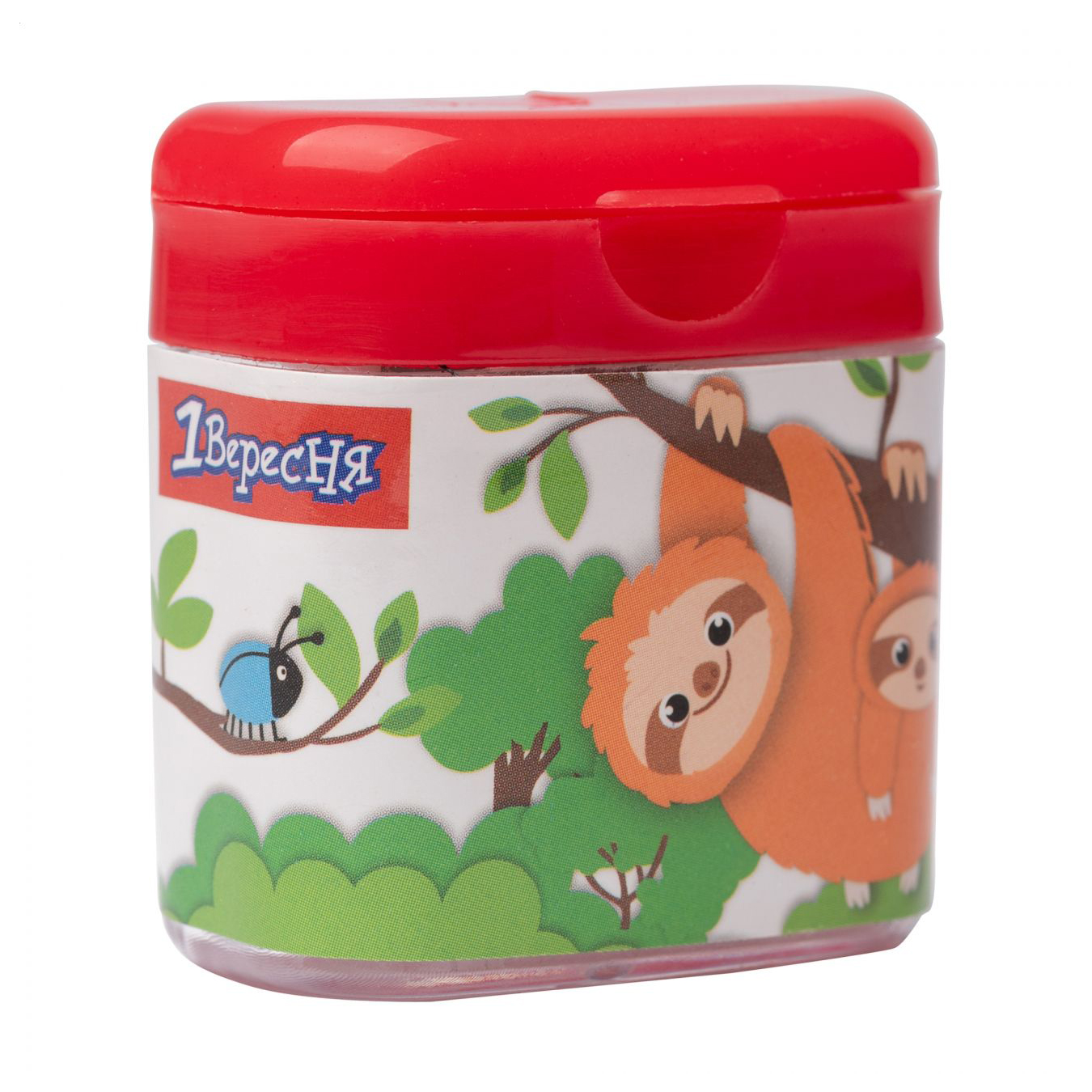 

Стругачка 1 Вересня Zoo Land подвійна, з контейнером та кришкою, 1 шт (620549)