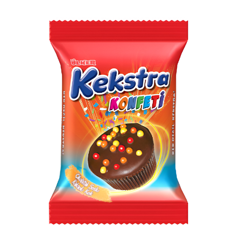 

Кекс Ulker Шоколадний, з конфетті, 38 г