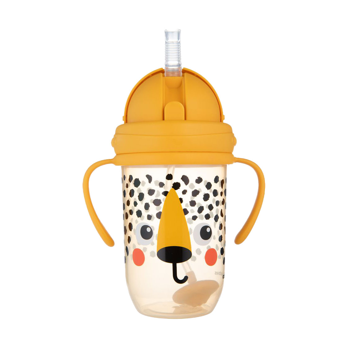 

Поїльник-непроливайка Canpol Babies BabiesBoo Гепард, з трубочкою та обтяжувачем, від 6 місяців, 270 мл (56/617_ora)