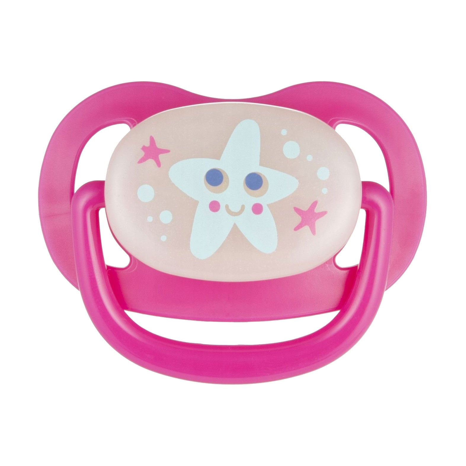 

Пустушка анатомічна силіконова Canpol Babies Love & Sea рожева, від 6 місяців до 1.5 року, 1 шт (22/507_pin_new)