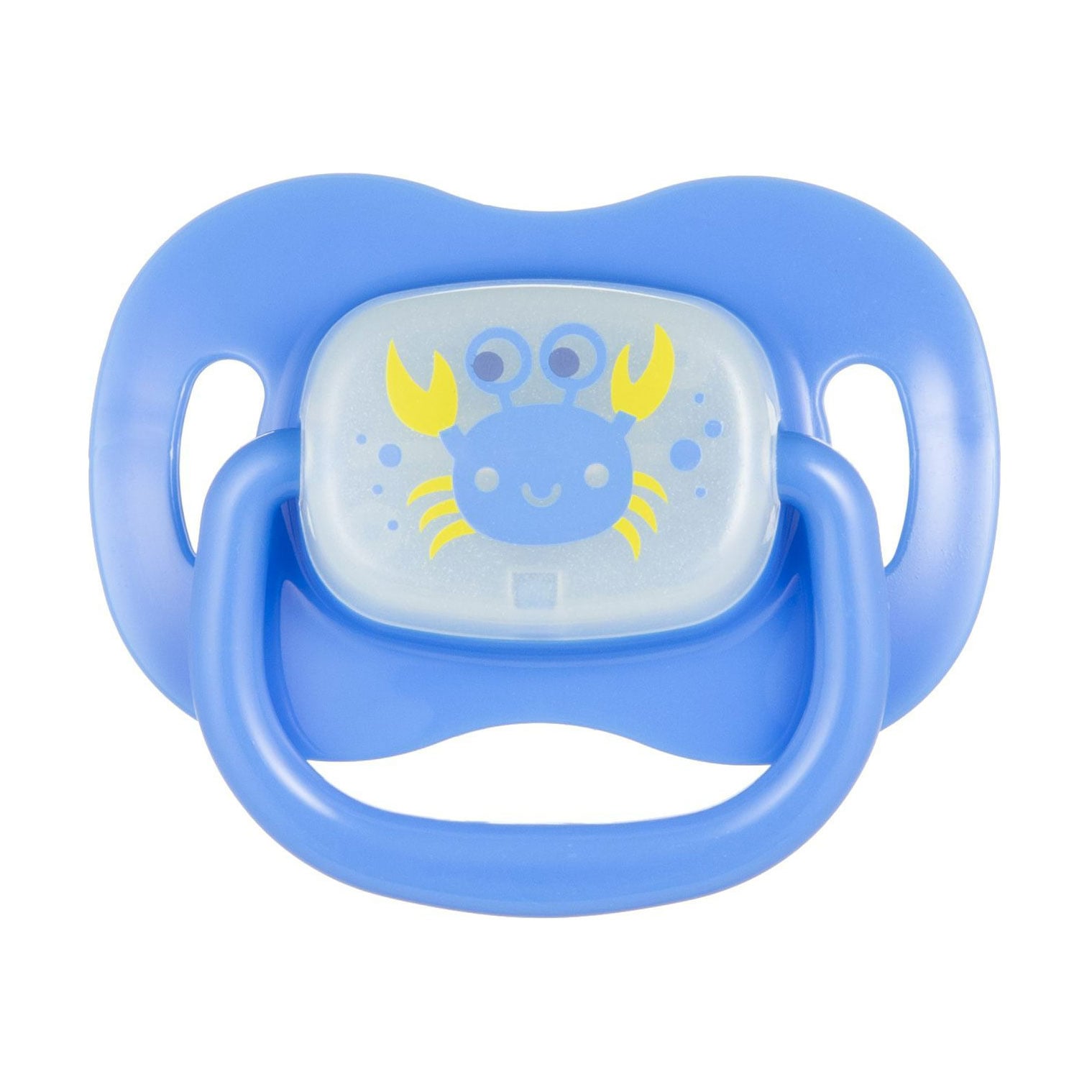 

Пустушка кругла силіконова Canpol Babies Love & Sea блакитна, від 1.5 року, 1 шт (22/415_blu_new)