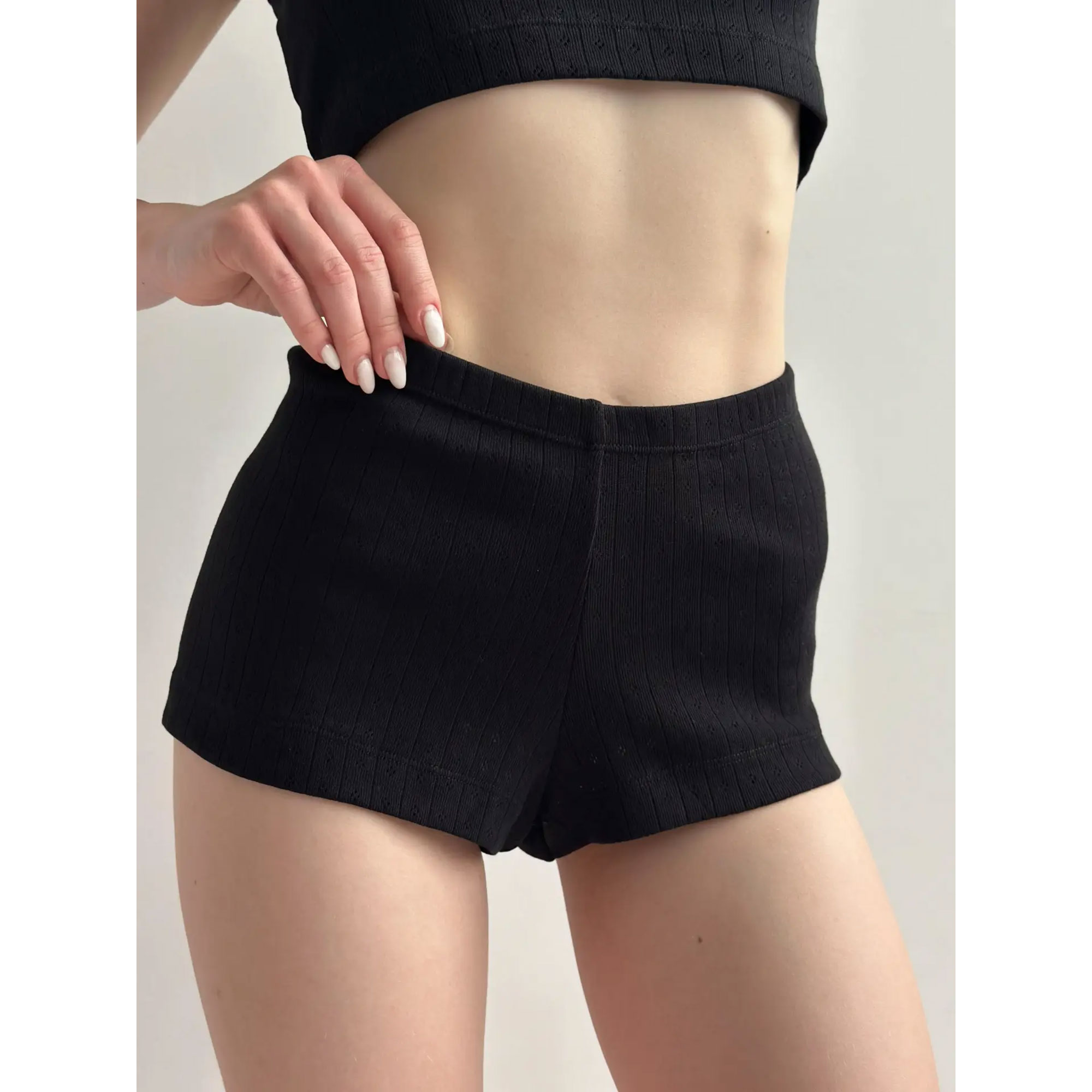 

Шорти жіночі Miso Рібана, міні, чорні, розмір M (15350)