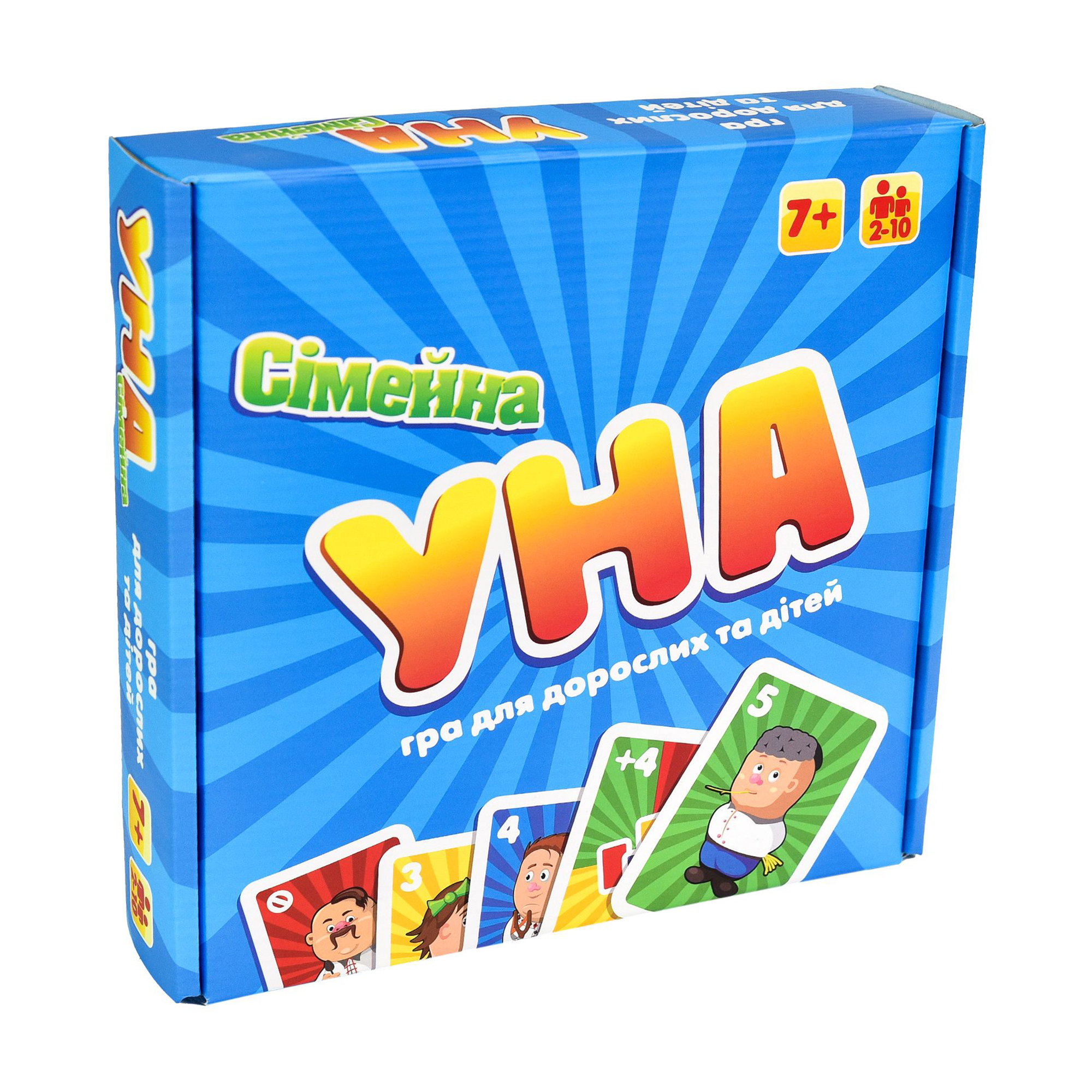 

Настільна гра Strateg УНА Сімейна, українською мовою, від 7 років (30527)