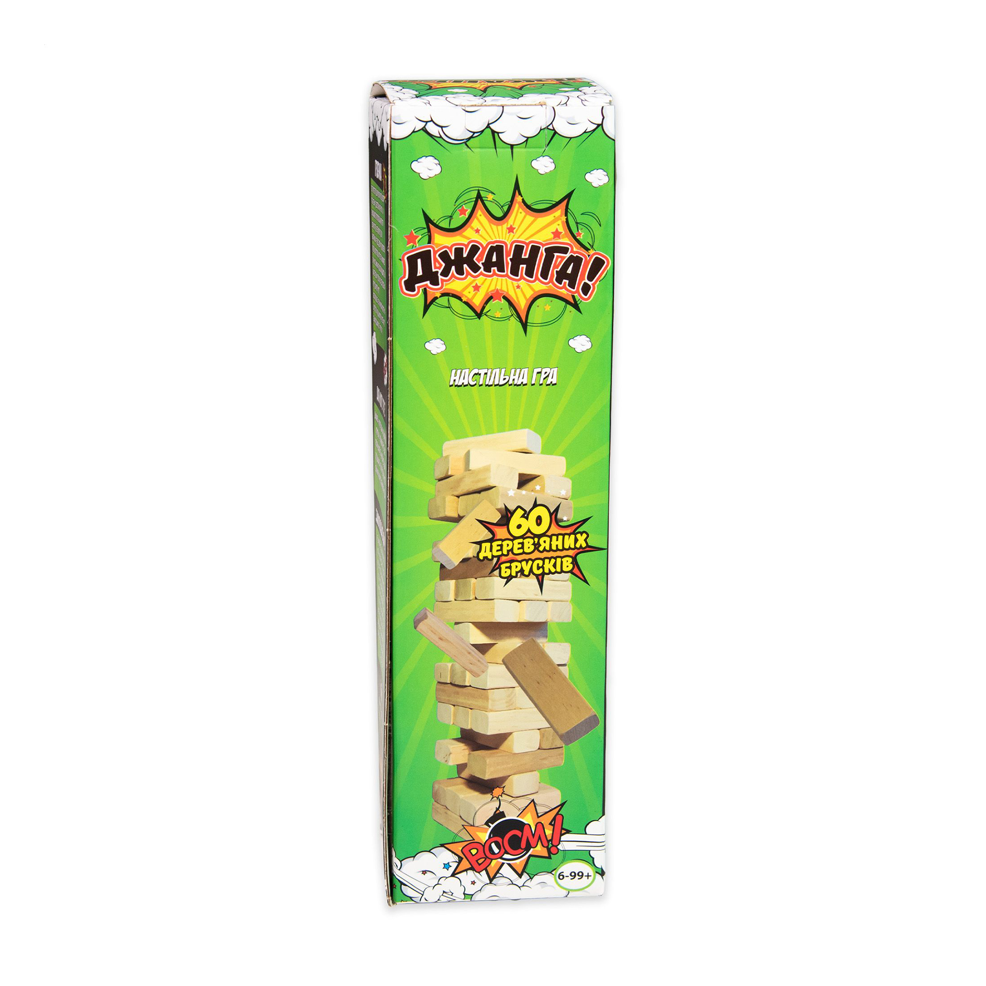 

Настільна гра Strateg Джанга, українською мовою, 60 брусків, від 6 років (30771)