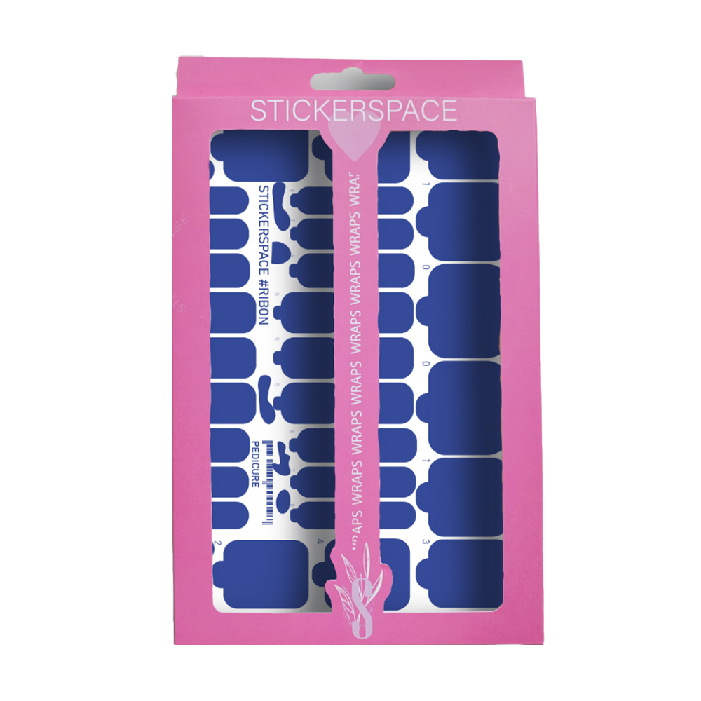 

Наліпки для дизайну нігтів StickersSpace Ribon Pedi (226112)