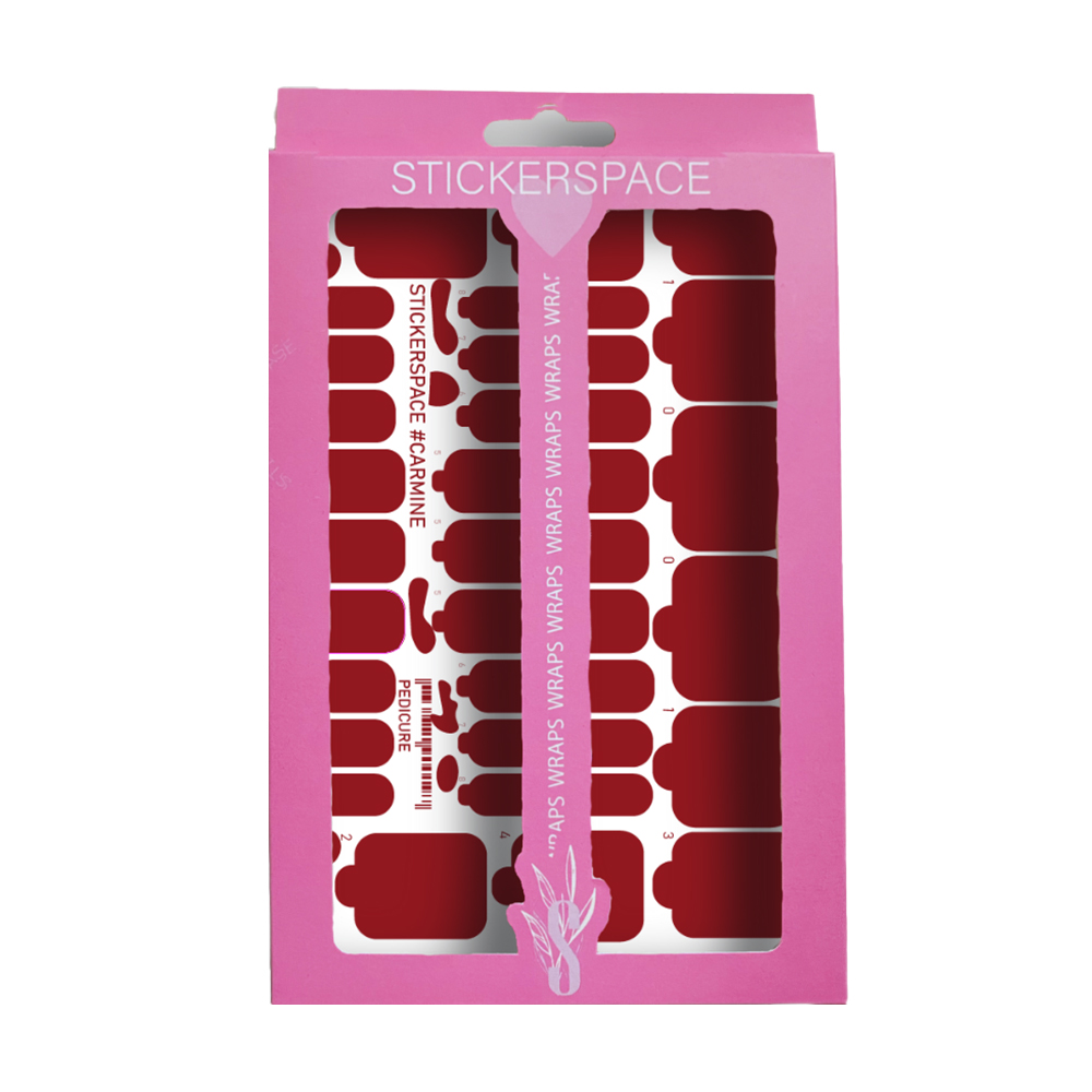 

Наліпки для дизайну нігтів StickersSpace Carmine Pedi (217112)