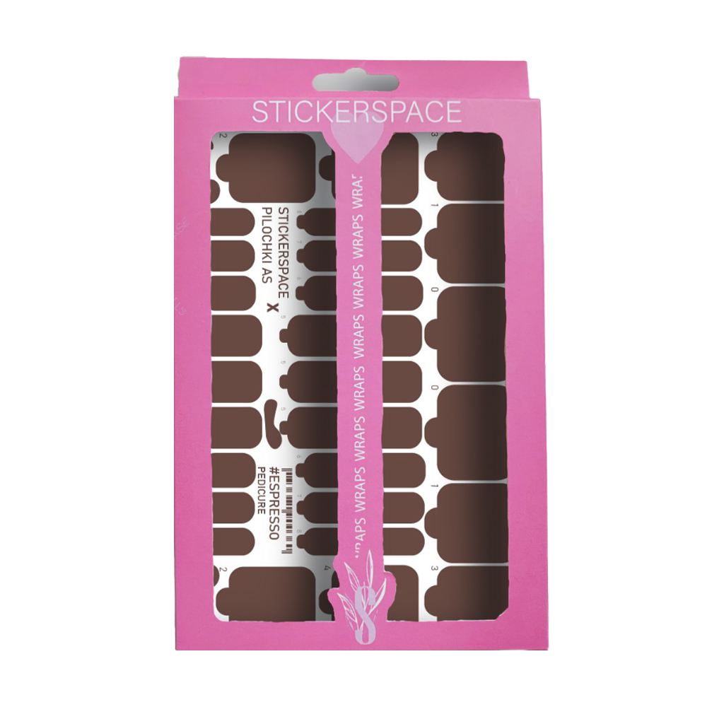 

Наліпки для дизайну нігтів StickersSpace Espresso Pedi (299125)